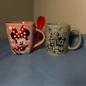 Disney Minnie and Friends Mug Set - Pink and Gray